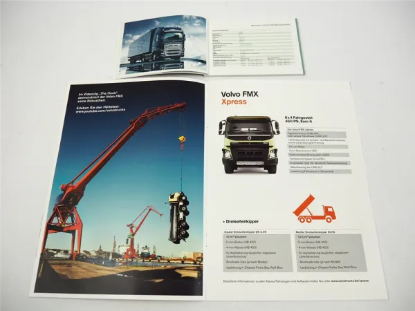 Volvo FH FM FMX FE FL Xpress Modelle LKW 2x Prospekt 2014/15