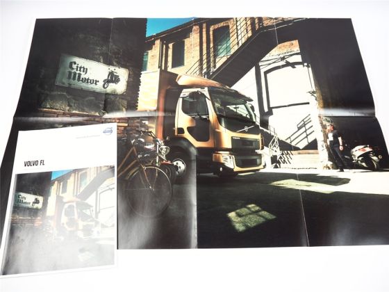 Volvo FL Truck LKW 2x Prospekt Produktleitfaden Übersicht Poster 2013