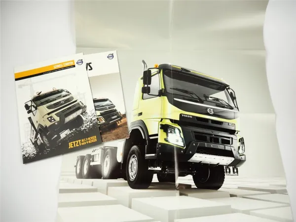 Volvo FMX Truck LKW Prospekt Poster Testbericht 2013/14
