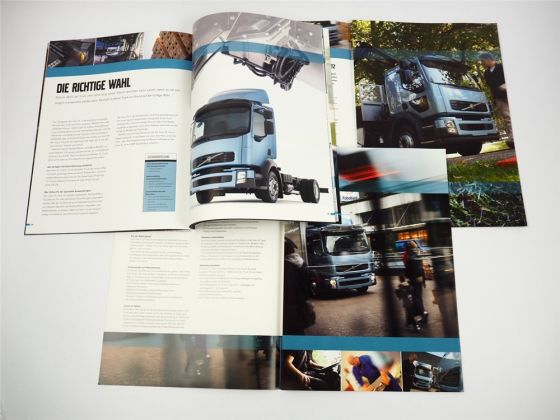 Volvo FL Truck LKW 4x Prospekt Poster 2000er Jahre