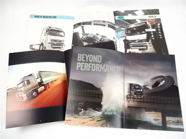 Volvo FH16 Truck LKW mit 660 PS 3x Prospekt Produktdaten 2004/12