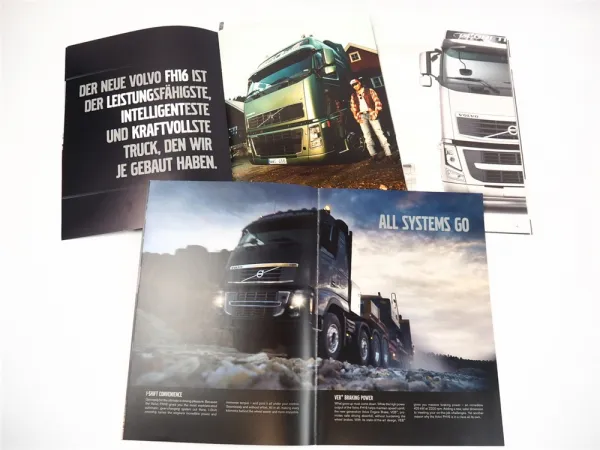 Volvo FH16 Truck LKW mit 660 PS 3x Prospekt Produktdaten 2004/12