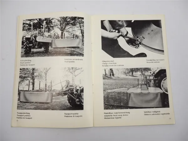 Rasspe GT2502 Trommelmäher Betriebsanleitung Ersatzteilliste 1979