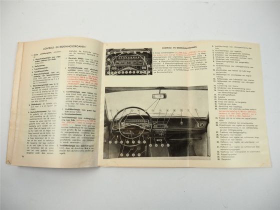 Fiat 1800B 2300 Sedan Combinatiewagen Familiale Handleiding
