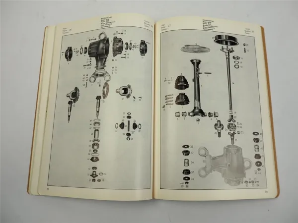 Mercedes Benz 170 DS Bm191 Ersatzteilliste Bildkatalog 1952