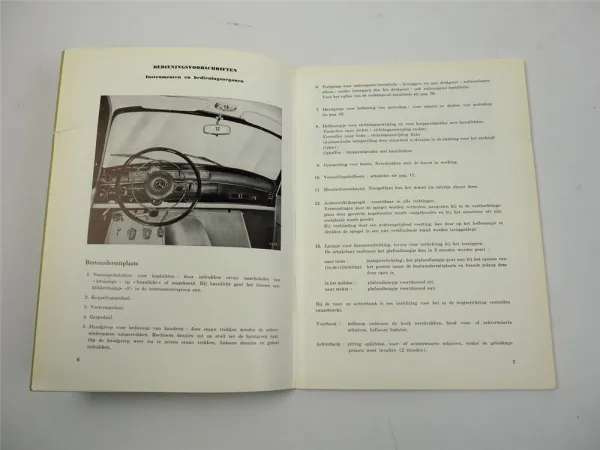 Mercedes Benz 190 B met Motor M121B Handleiding ca. 1959