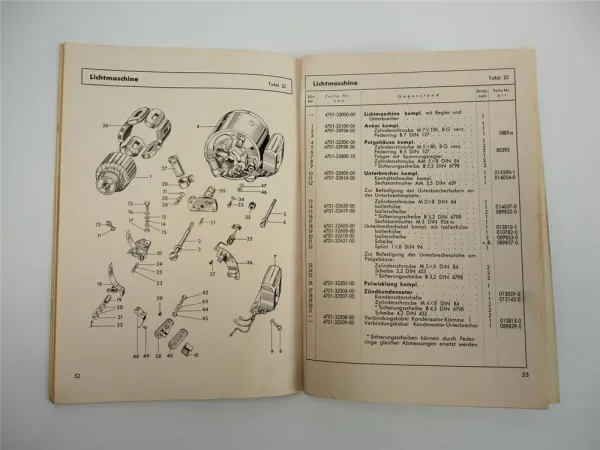 DKW RT 200 Motorrad Ersatzteilliste Ersatzteilkatalog Nr. 78