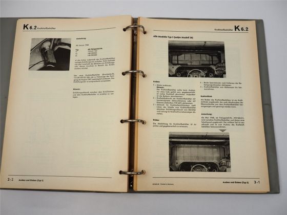 Reparaturleitfaden VW Typ 3 4 48 T2 Bus Käfer Kraftstoffeinspritzung Vergaser