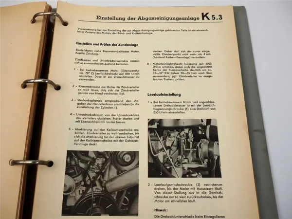 Reparaturleitfaden VW Typ 3 4 48 T2 Bus Käfer Kraftstoffeinspritzung Vergaser