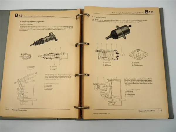 Reparaturleitfaden VW Typ 1 2 3 4 Käfer T2 Werkstatthandbuch Bremsen Räder