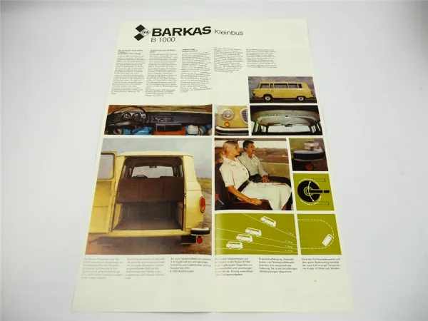 Barkas B1000 Kleinbus Prospekt 1986