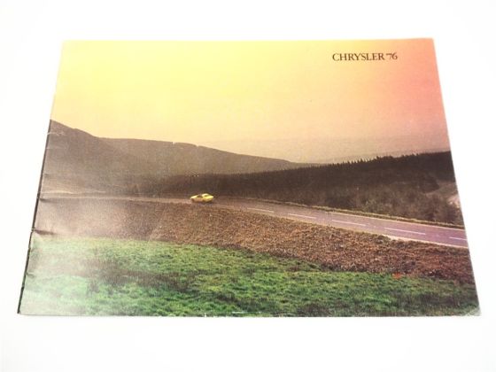 Chrysler 180 Hillman Humber Sunbeam 1976 Prospekt Brochure