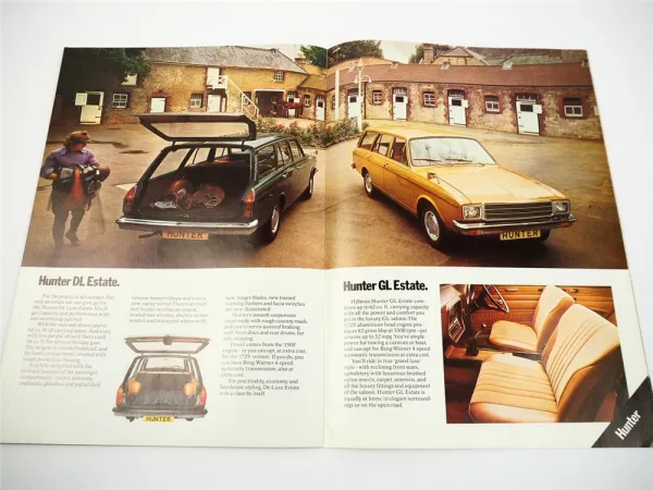 Chrysler 180 Hillman Humber Sunbeam Imp Avenger Hunter 1977 Prospekt Brochure