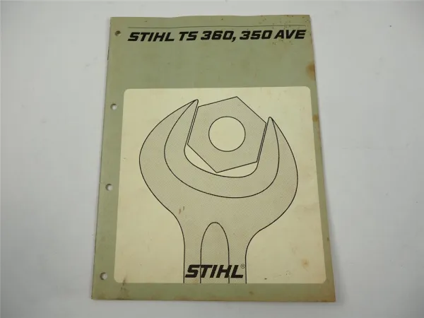 Stihl TS 360 350 AVE Trennschleifer Werkstatthandbuch Reparaturanleitung
