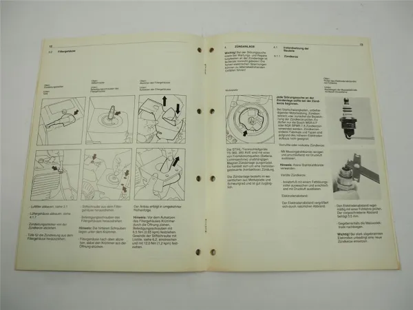 Stihl TS 360 350 AVE Trennschleifer Werkstatthandbuch Reparaturanleitung