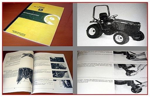 John Deere 655 755 855 Traktor Betriebsanleitung