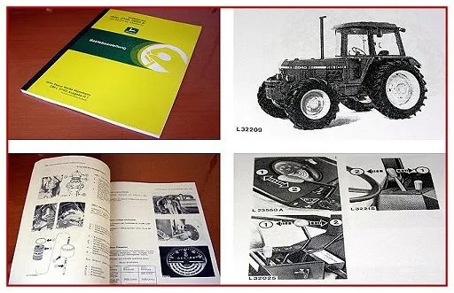 John Deere 1640 2040 2040S Traktor Betriebsanleitung Bedienungsanleitung Wartung