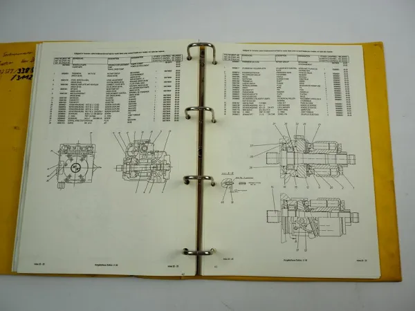 ABG Alpha 160V Walzenzug Compactor Betriebsanleitung Ersatzteilliste 1992
