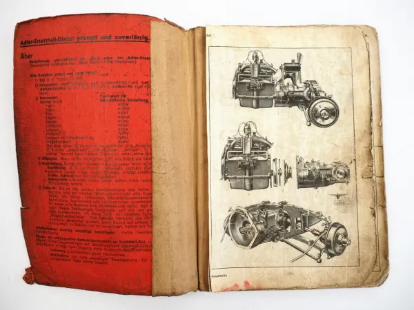 Adler Trumpf 1,5 und 1,7 AV Ersatzteilkatalog Ersatzteilliste