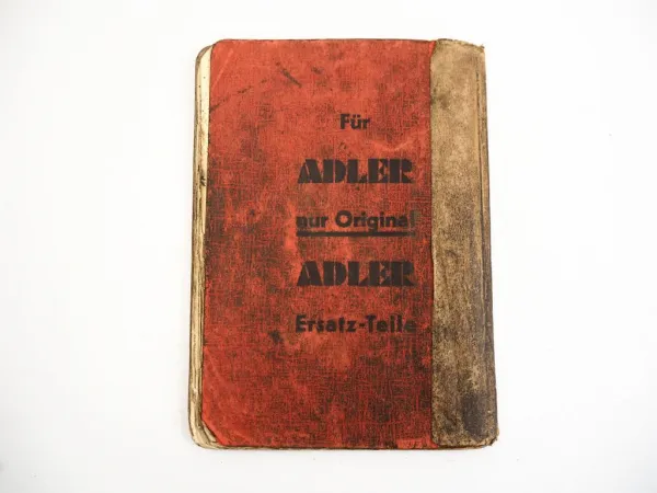 Adler Trumpf 1,5 und 1,7 AV Ersatzteilkatalog Ersatzteilliste