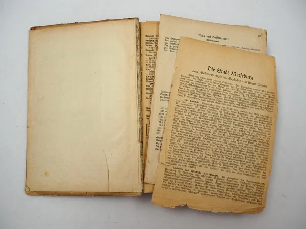 Adressbuch Einwohnerbuch Verzeichnis Stadt und Landkreis Merseburg 1940