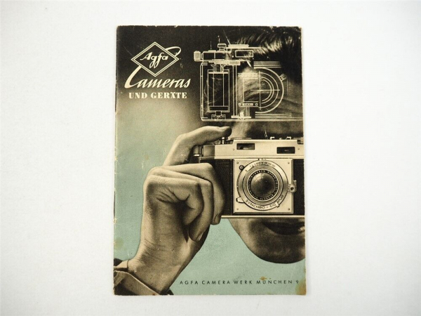 Agfa München Kamera Fotoapparate Zubehör Katalog 1950er Jahre