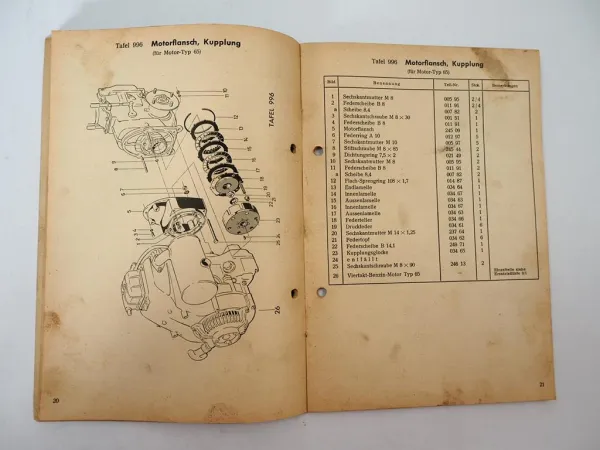 Agria 2400 Universalmaschine Ersatzteilliste Ersatzteilkatalog 1974
