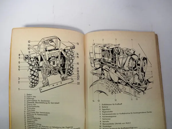 Agria 4800 Kleinschlepper Betriebsanleitung Bedienungsanleitung Wartung 1969