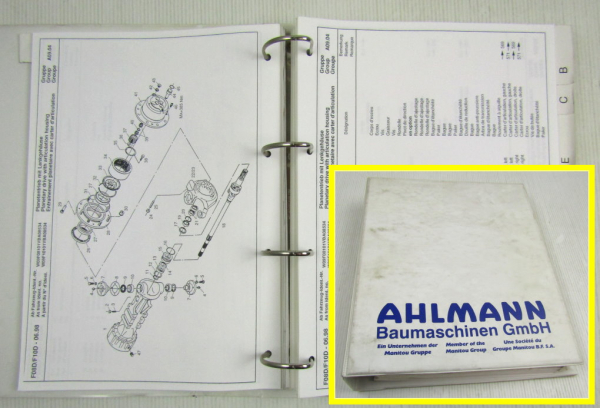 Ahlmann AF80 AF100 Frontlader Ersatzteilkatalog Ersatzteilliste Pieces Rechange