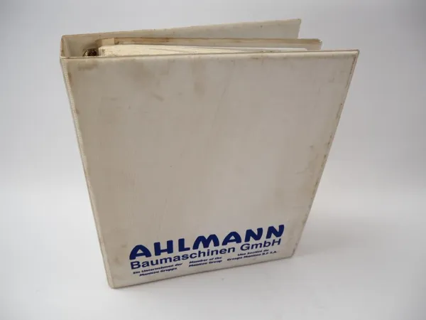 Ahlmann AS7 Schwenklader Greifer AF10 Frontlader Ersatzteilliste Parts List 1983