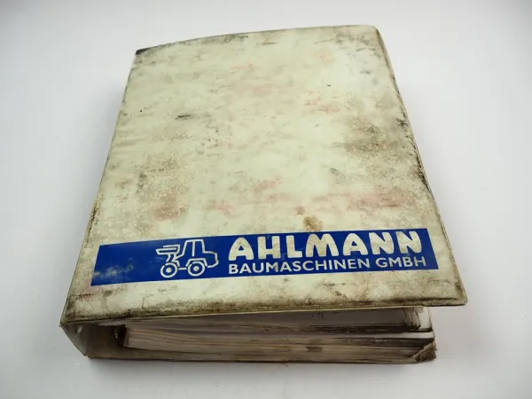 Ahlmann AVT1330 SLT Teleskoplader Betriebsanleitung ETL Werkstatthandbuch 1996