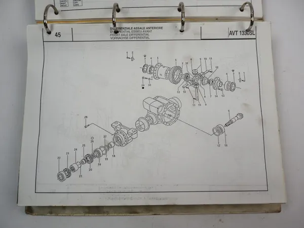 Ahlmann AVT 1330 SLT Teleskoplader Betriebsanleitung ETL Werkstatthandbuch 1996