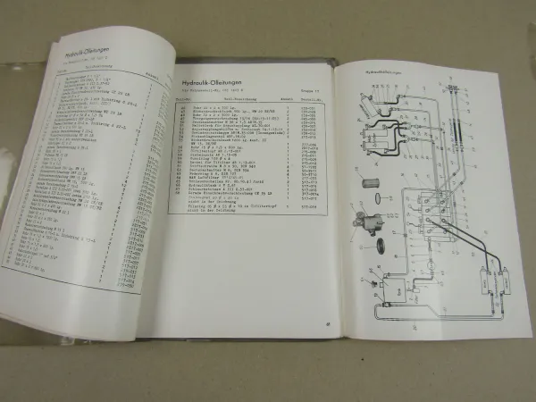 Ahlmann AVZ Schwenkschaufler Ersatzteilliste Ersatzteilkatalog ca 1970