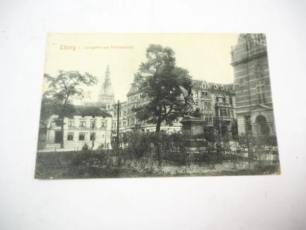 AK Elbing Ostpreussen Polen Friedrichstr. 1916 Stempel Braunsberg