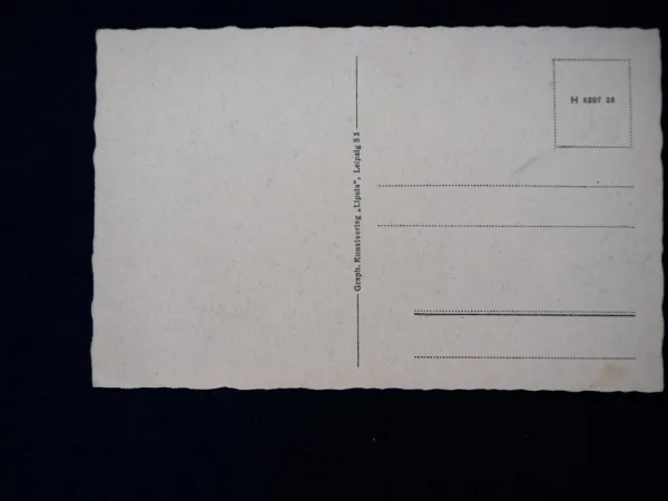 AK Geusa Merseburg Geschäftshaus A. Dung Schule Denkmal ca. 1935 ungelaufen