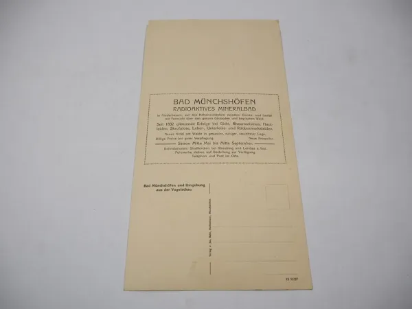 AK Großformat Bad Münchshöfen Radioaktives Mineralbad Bayern Plattling ca. 1913