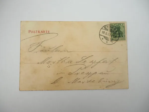 Ak Gruss aus Eytra Bahnhof Rathaus 1903 Leipzig Sachsen
