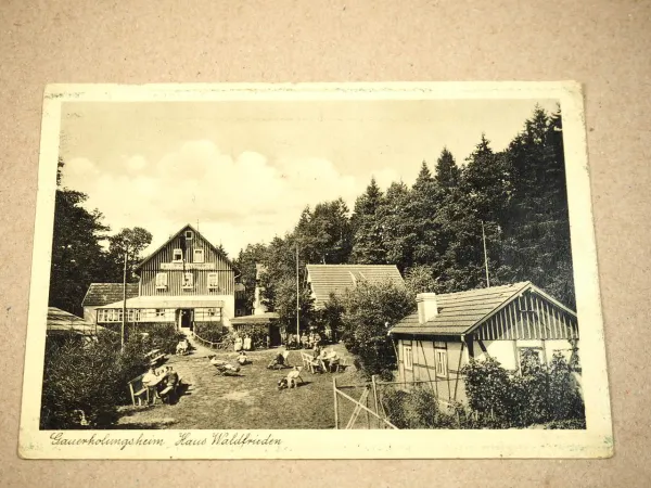 Ak Haus Waldfrieden Untererthal Hammelburg ca 1930 Unterfranken Bayern