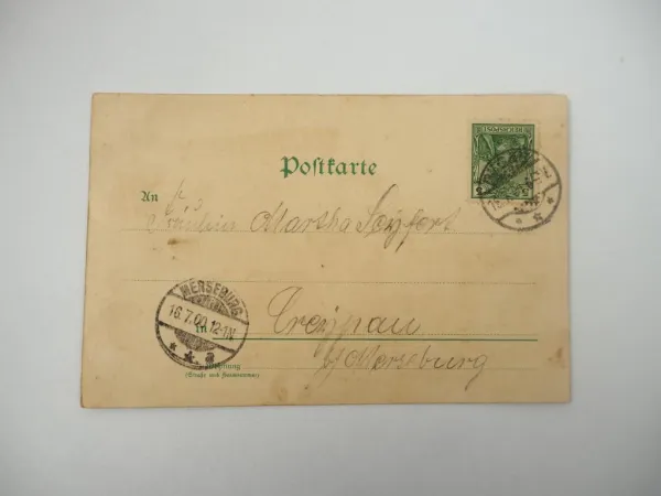 Ak Litho Gruss vom Schützenfest Pegau 1900 Leipzig Sachsen