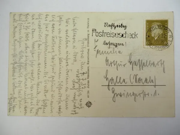 AK Ostseebad Griebow bei Kolberg Düne und Strand 1932 Polen Pommern