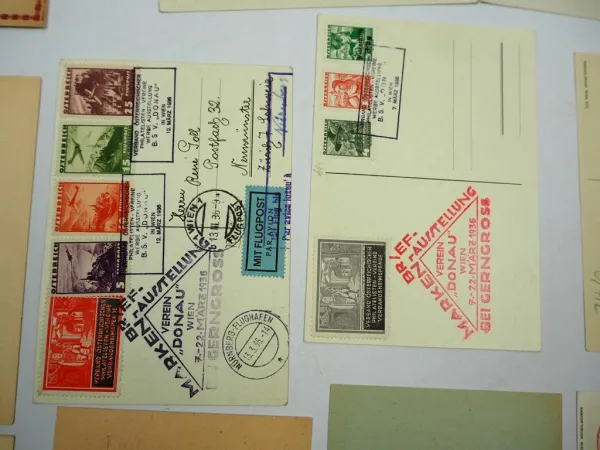 AK Postkarten 11x Österreich 1911 bis 1946