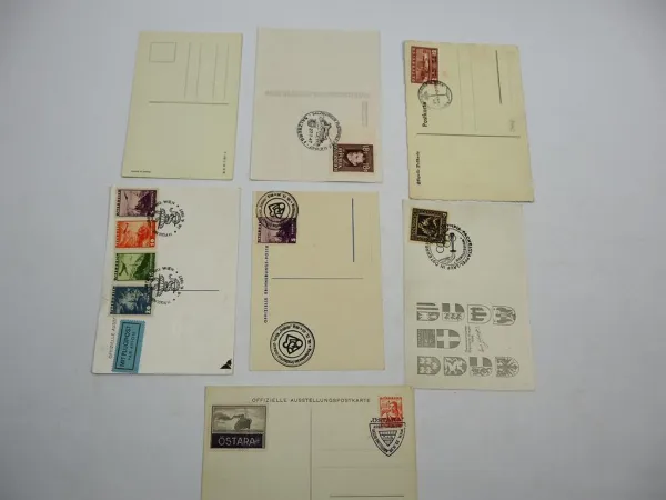 AK Postkarten 7x Österreich 1935 bis 1953