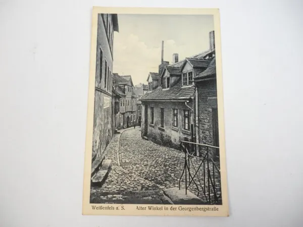 AK Weißenfels Saale Alter Winkel in der Georgenbergstrasse 1933