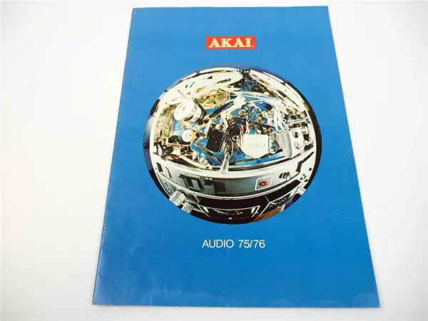 AKAI Audio Hifi Programm 1975 GX Tonband Geräte Kassettenrecorder Receiver