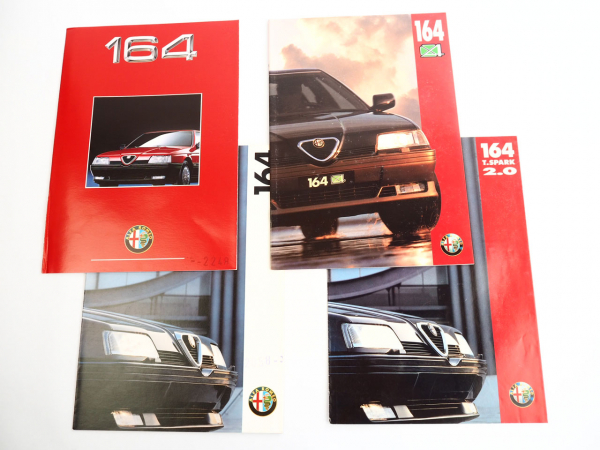 Alfa Romeo 164 Technische Daten 1990er Jahre 4x Prospekt