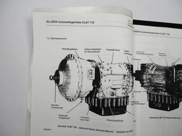 Allison CLBT 755 Automatikgetriebe Schulungsunterlage Service Training 2005