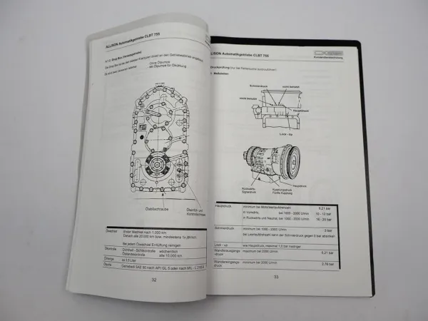 Allison CLBT 755 Automatikgetriebe Schulungsunterlage Service Training 2005