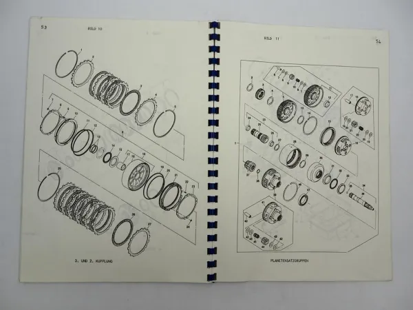 Allison HT 740 750 754 750 CR DR Automatikgetriebe Schulungshandbuch 1980er J.