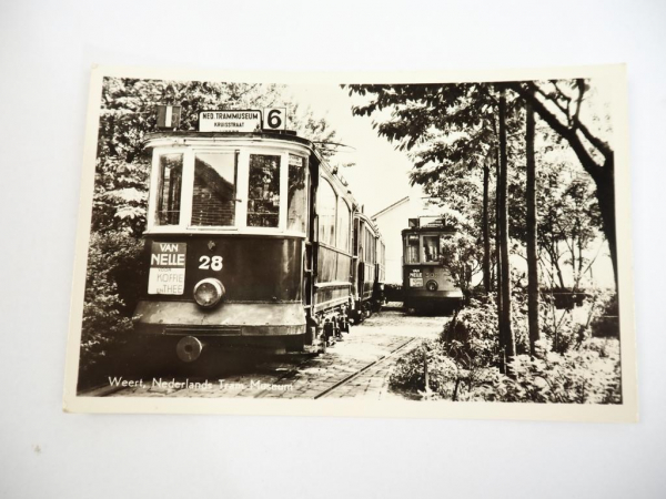 alte Foto AK Weert Tram Museum Niederlande Straßenbahn