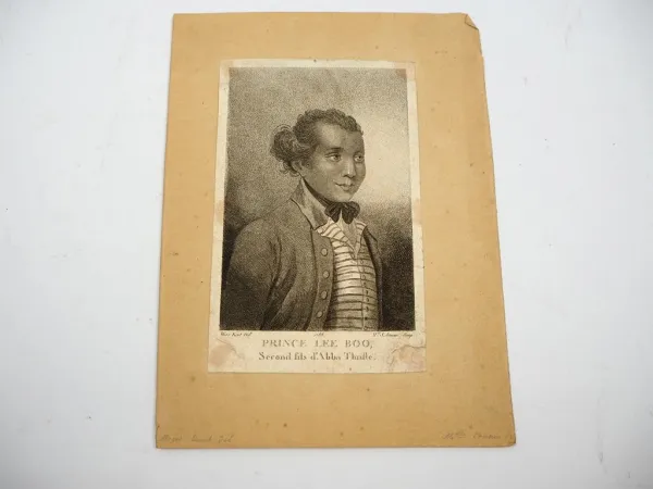Alter Stich Prince Lee Boo 1788 Palau Pazifik